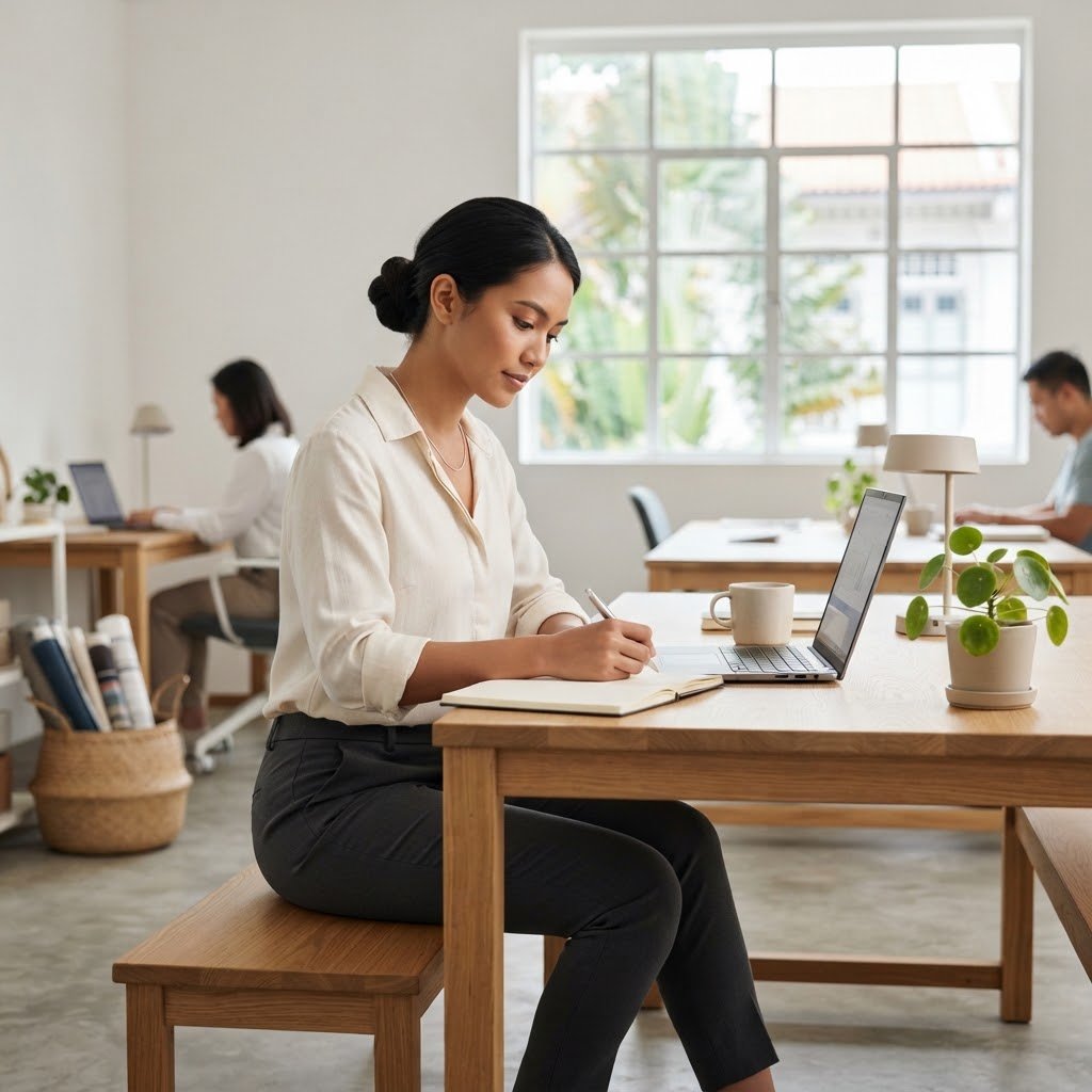 Office womenswear look